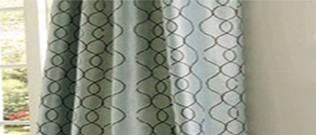 Patterned Linen Drapes!