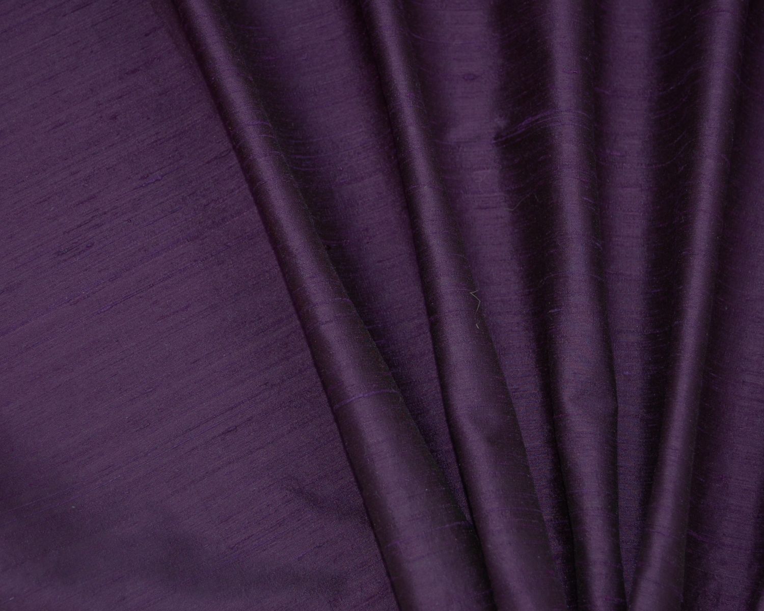 Dark Plum Silk Dupioni Drapes & Curtains